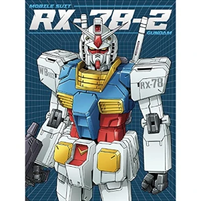 Image of Pyramid International Gundam Canvas (Blue Print Design) Large 60cm x 80cm Official Merchandise
