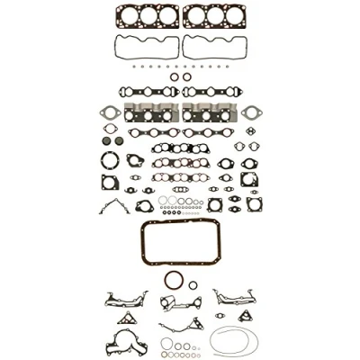 Image of MD997312, MD997436, MD997490, MD997496, MD997517 Full Gasket Set, engine AJUSA 50122500 with cylinder head gasket, valve stem seals FIBERMAX