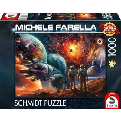 Image of Schmidt Michele Farella: Cosmic Colours (1,000 Pieces) Jigsaw Puzzle Ages 14+ 1+ Players