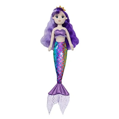 Image of Aurora, 61075, Sea Sparkles Layla, 18In, Soft Toy, Purple