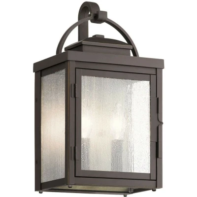 Image of Kichler Carlson Outdoor Wall Lantern Rubbed Bronze, IP44