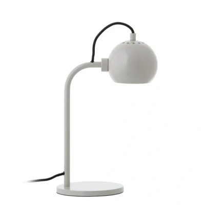 Image of FRANDSEN Ball Single table lamp, light grey
