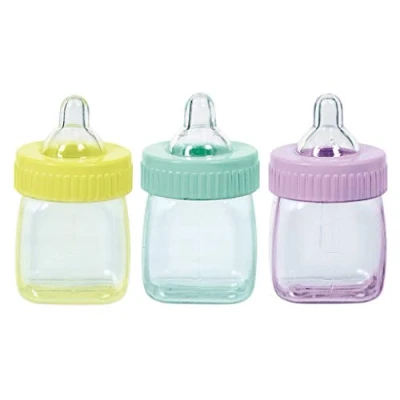Image of Amscan 382386 Favor:Baby Bottle Fill Multi 6 Pack