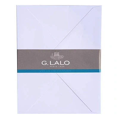 Image of Clairefontaine Ref 19001L Diploma White Gummed Envelopes (Pack of 25) 128 x 172mm Sized, 120gsm Paper, Compatible with Inkjet &amp; Laser Printers, Classically Finished