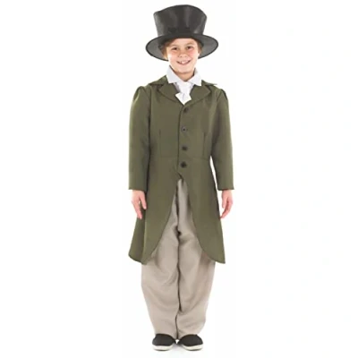 Image of Fun Shack Regency Kids Victorian Costume Boys, Boy, Fancy Dress Kids, Boys Medium