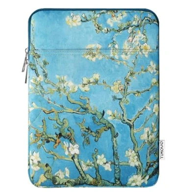 Image of TiMOVO 9 11&quot; Tablet Sleeve Bag for iPad 10th Gen. 10.9&quot;,iPad 9th/8th/7th 10.2&quot;,iPad Air 11/Air 5th/4th 10.9&quot;,Galaxy Tab A9+/A9 Plus 11&quot;,Protective Fit Smart Keyboard, Apricot Blossom