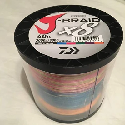 Image of Daiwa J Braid X8 0.28mm 1500m multi c Braided fishing line
