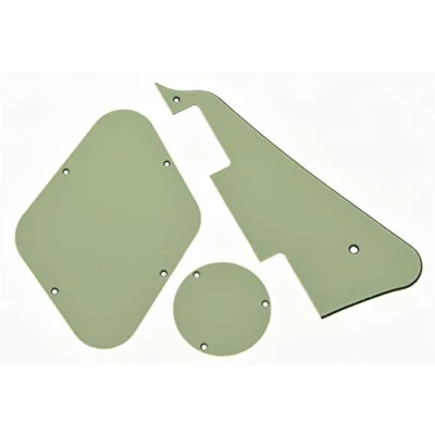 Image of Dopro Mint Green 3 Ply LP Pickguard &amp; Rear Plate Switch Cavity Covers for Epiphone Les Paul