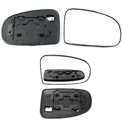 Image of Fits Toyota IQ, For 1996 to 2001 Heated Base Wide Angle Wing Mirror Glass RIGHT HAND (UK Driver Side)