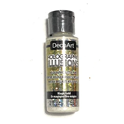 Image of Deco Art Holographic Illusion Magic Gold, One Size