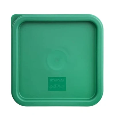 Image of Hygiplas Square Green Lid to fit 5.5/7Ltr