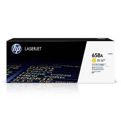 Image of HP 658A Yellow original LaserJet toner cartridge (W2002A) for Color Enterprise M751dn, M751n