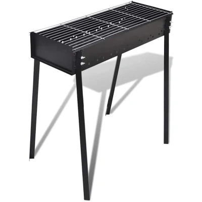 Image of vidaXL BBQ Stand Charcoal Barbecue Square 75 x 28 cm