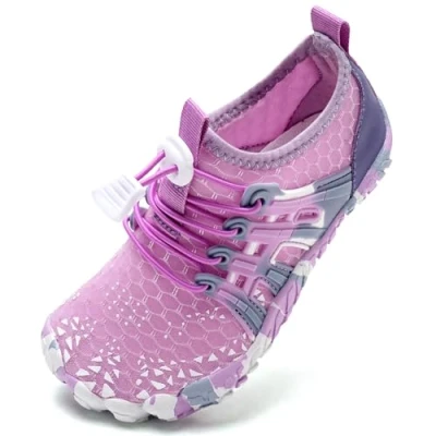 Image of Water Shoes Kids Girls Swim for Beach Pool Sport Aqua Quick Dry Barefoot（Purple 31EU）