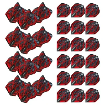 Image of WINMAU Prism Alpha Extra Thick dart flights 10 sets per pack (30 in total) (Diablo)