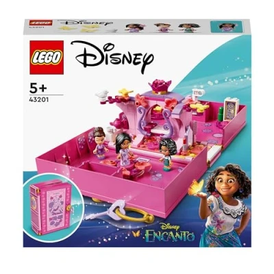 Image of LEGO Disney Encanto Isabela’s Magical Door 43201 Building Kit; a Great Construction Toy for Independent Play, with Butterflies, Bird and Memorable Characters in Foldable Flower Room (114 Pieces)