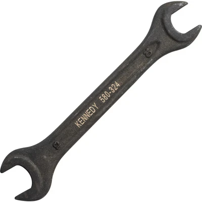 Image of Kennedy Metric Open Ended Spanner, Double End, Vanadium Steel, 10mm x 13mm