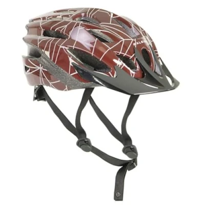 Image of Raleigh Mission Pioneer Cycling Adults Helmet Reflective 58 62cm Burgundy