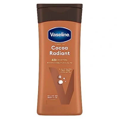 Image of Vaseline Intensive Care cocoa Radiant Body Lotion with ultra hydrating lipids and pure butter for dry skin 200 ml