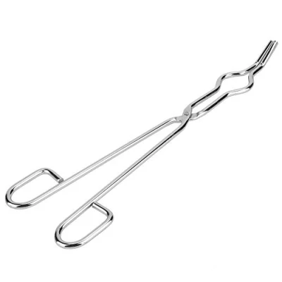 Image of Crucible Forceps Holder Tong, Stainless Steel Clamp Beaker Pliers with Aircraft Class Rivet(300mm)