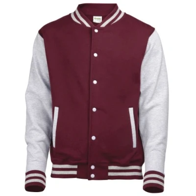 Image of AWDis JH043MOXN / BURM, Men&#039;s Jacket, Multicolored (Burgundy/Heather Grey), XXX Large