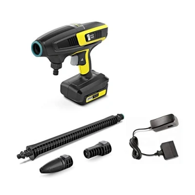 Image of Kärcher KHB 6 Pressure Washer Battery Set (Battery: 18 V / 2.5 Ah, Pressure: 24 bar, Flat Jet Nozzle, Rotor Quick Connect, Garden Hose Connection A3/4 Inch, Weight: 1.3 kg)