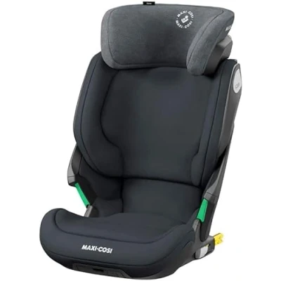Image of Maxi Cosi Kore i Size High Back Booster Seat, 3.5 12 years, 100 150 cm, ISOFIX Car Adjustable Height/Width, Side Protection System Plus, Quick &amp; Easy Buckle Up, Authentic Graphite
