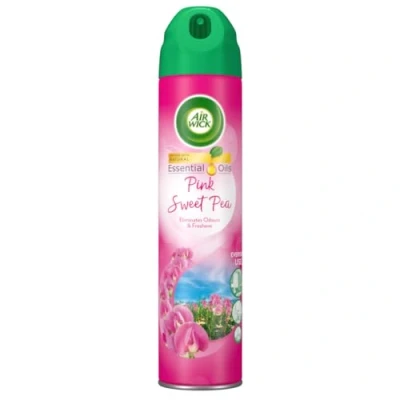 Image of Air Wick Pink Sweet Pea Aerosol 300ml Neutralises odours