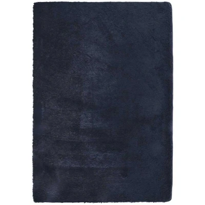 Image of vidaXL Shaggy Rug High Pile NAVARRA Navy 160x230 cm Polyester