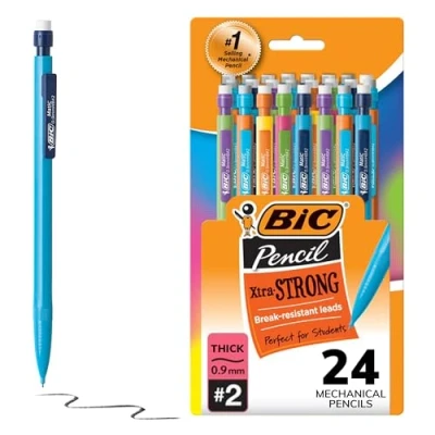 Image of Bic Extra Strong Mechanical Pencils 2, Multi Colour