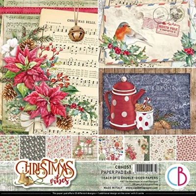 Image of Ciao Bella Christmas Vibes 8&quot;x8&quot; Paper Pad