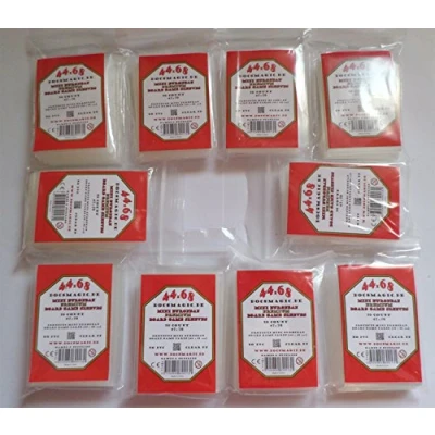 Image of docsmagic.de 500 Premium Mini European Board Game Sleeves 47 x 70 Small EU 44 68 10 Packs