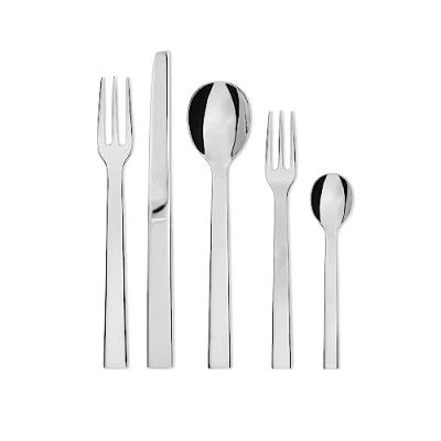 Image of Alessi Cutlery Set Santiago DC05S5 5 Piece by David Chipperfield