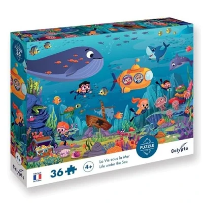 Image of Sentosphère Calypto Jigsaw Puzzle Life Under The Sea 36 Pieces
