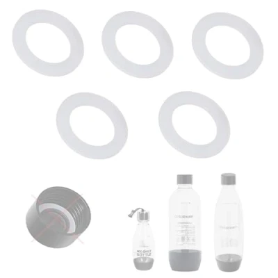 Image of Snapworld Kaffee 5 x O Ring Replacement for Lid Seal of Plastic Bottles from the Water Carbonator Compatible with Sodastream D57