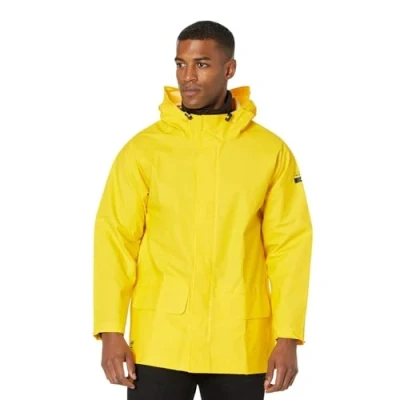 Image of Helly Hansen Workwear Men&#039;s Mandal Waterproof Jacket, Dark Yellow, L
