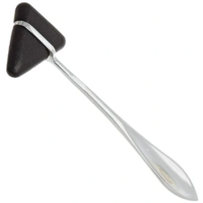 Image of Primacare DH 3692 Taylor Neuro Hammer with Stealth Black Head, Stainless Steel Percussion Reflex Hammers, Doctor and Surgical Tools, Medical Supplies for Surgeons Nurses, 7.5&quot;