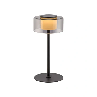 Image of Rika Integrated LED Table Lamp Black 1x 7.5W 3000K Dimmable