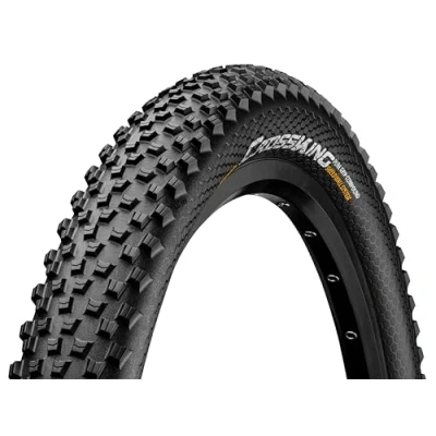 Image of Continental Unisex Adult&#039;s Cross King ShieldWall System Bicycle Tyres, Black, 65 584