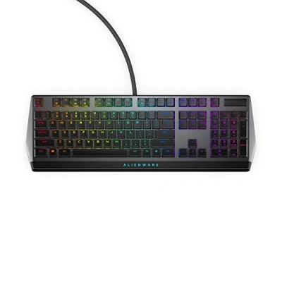 Image of Alienware Low Profile RGB Gaming Keyboard AW510K: Alienfx Per Key LED Media CONTROLS &amp; USB Passthrough Cherry MX Red Switches