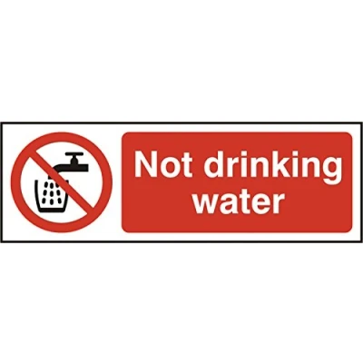 Image of Not Drinking Water Sav (Pk5) 75mm X 150mm