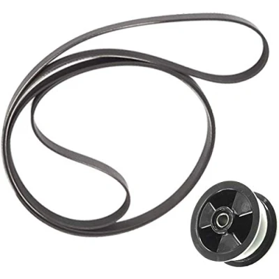 Image of SPARES2GO 1975H7 Drive Belt + Jockey Wheel for Zanussi Tumble Dryers