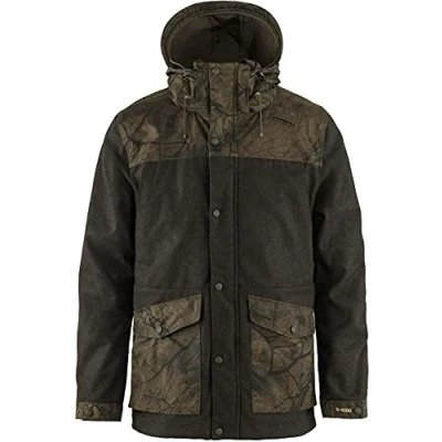 Image of FJALLRAVEN F86903 633 636 Värmland Wool Jacket M Dark Olive Camo L