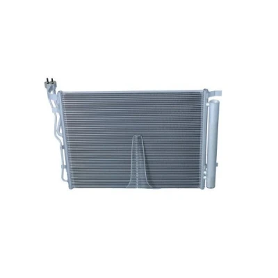 Image of 19010P3F901, 19010P3F902 Engine radiator NRF 53507 Aluminium 669mm 350mm 16mm with mounting parts Brazed cooling fins HONDA: CR V 1