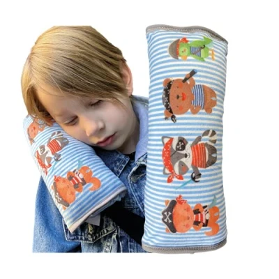 Image of HECKBO 2X Kids Car Seat Belt Pads Protectors Racing Cars for and Babies Ideal Any Booster Bicycle