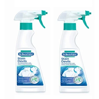 Image of Dr Beckmann Stain Devils Antiperspirant &amp; Sweat Mark Remover Spray (2 x 250ml)