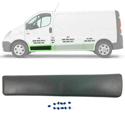Image of Front Door Left Side Trim Moulding Panel Primastar Trafic II Vivaro 2001 2014 8200036088 91165346