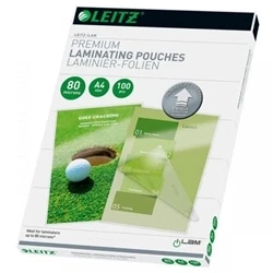 Image of Leitz iLAM Premium Laminating Pouches UDT A4 160 Micron (100 Pack)