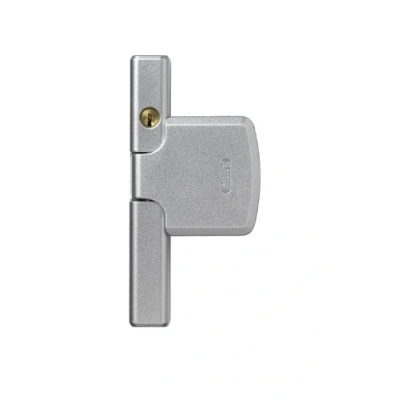 Image of ABUS FG300 S AL0125 444739 Elegant Lockable Window Handle Simultaneous Locking Silver