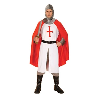 Image of St George Knight crusader fancy dress costume